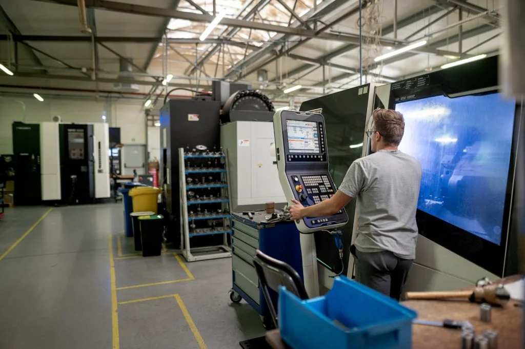 CNC-Bediener.